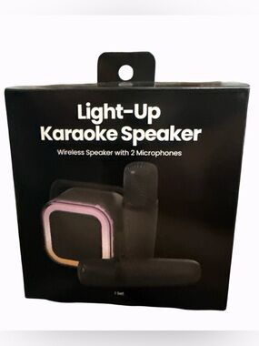 Mini Karaoke Machine, Portable Bluetooth Speaker with 2 Wireless Microphones
NIB